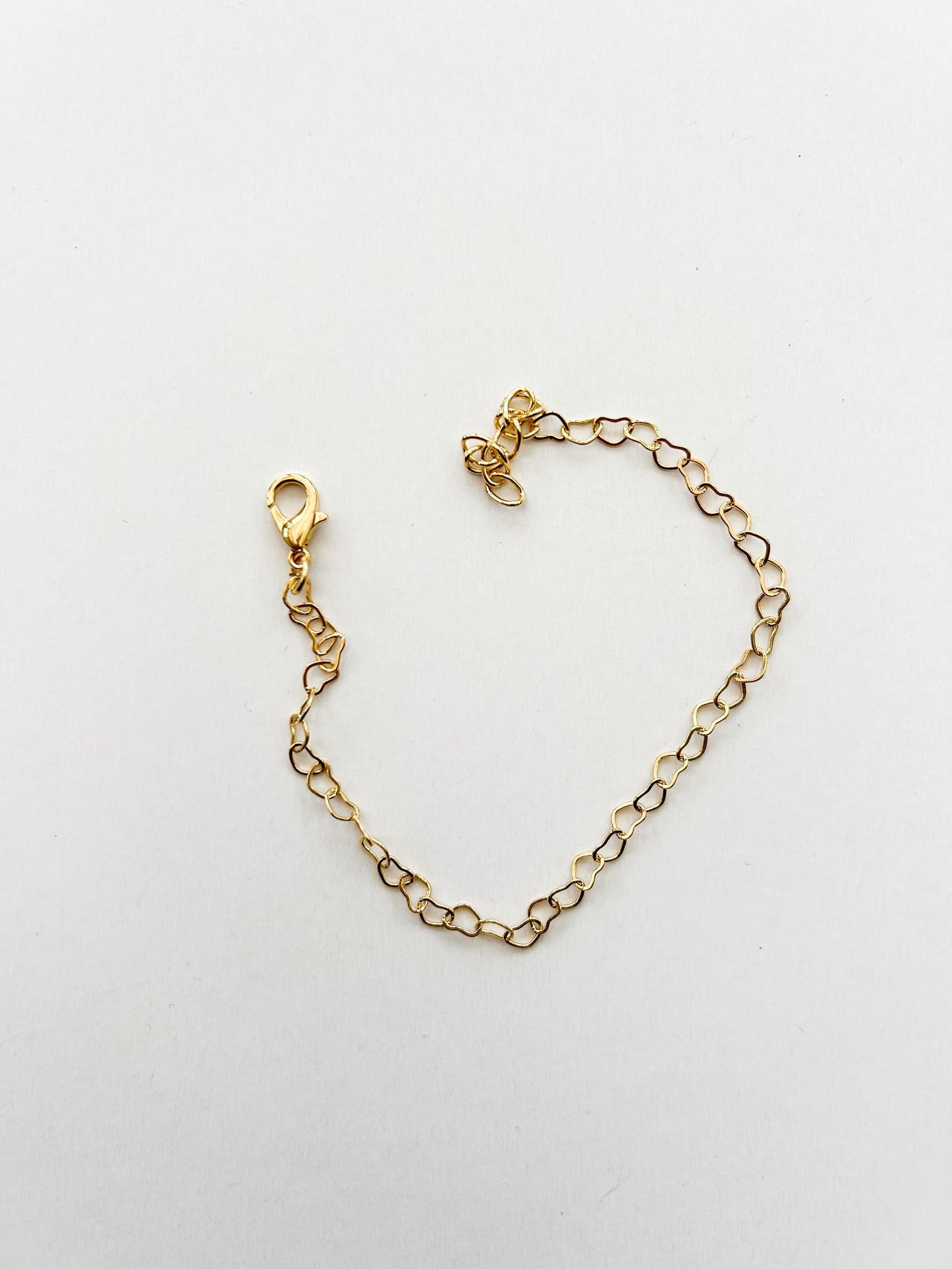 Heart chain bracelet