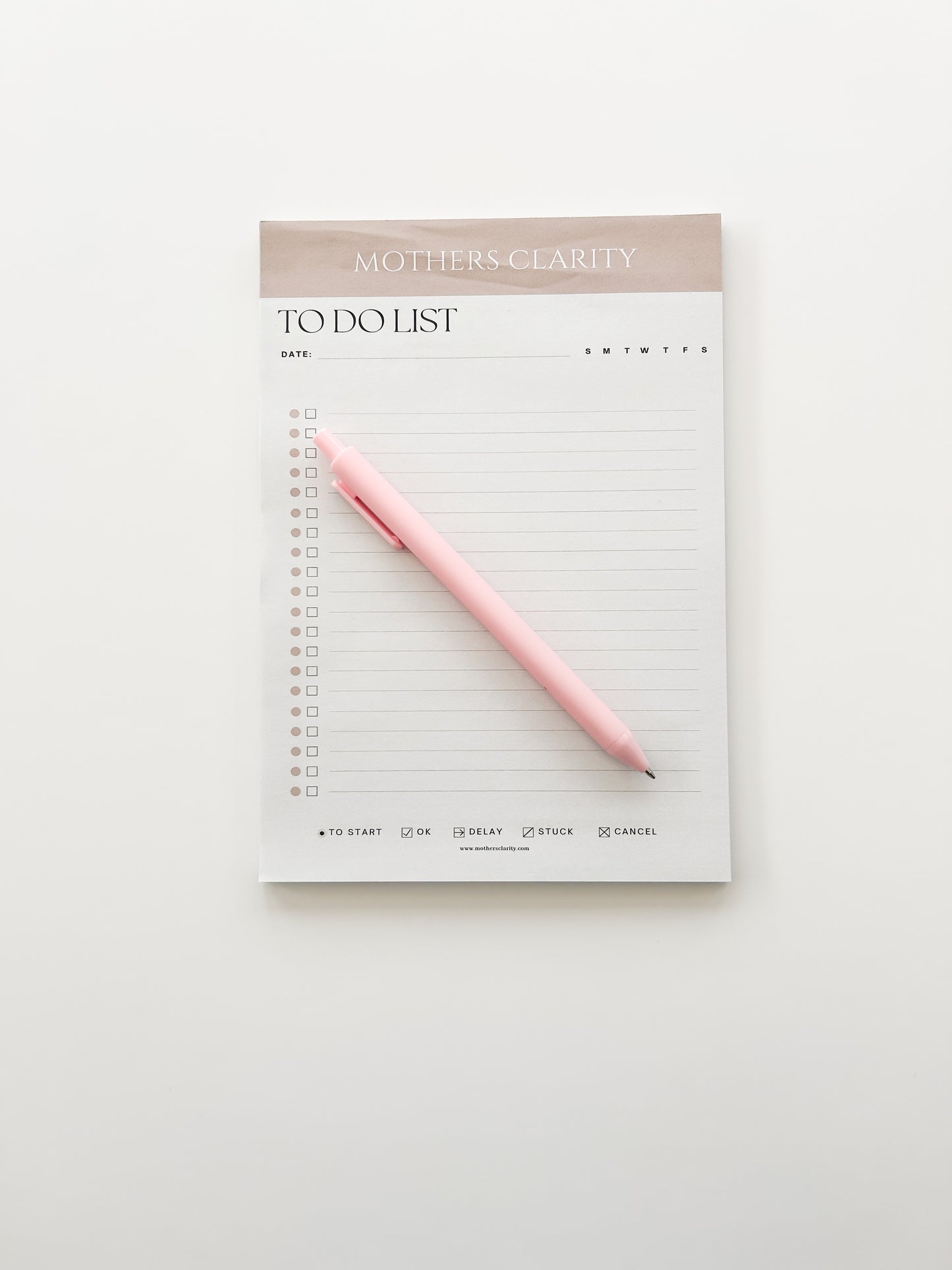 To Do List tear notepad