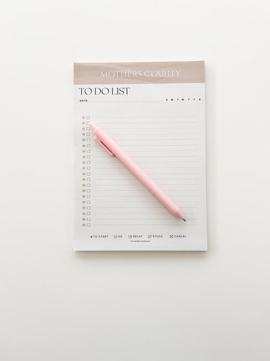 To Do List tear notepad